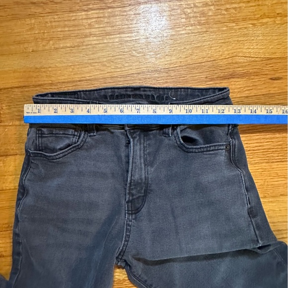 American Eagle Charcoal Denim Jeans size 2 (b5 - Picture 5 of 8